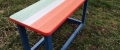 d) Outdoor furniture 1 table and 2 benches