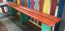 c) Benches without backrest